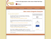 Tablet Screenshot of engenhosolucoes.com.br